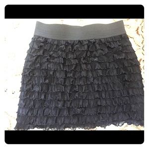 Mini ruffle skirt